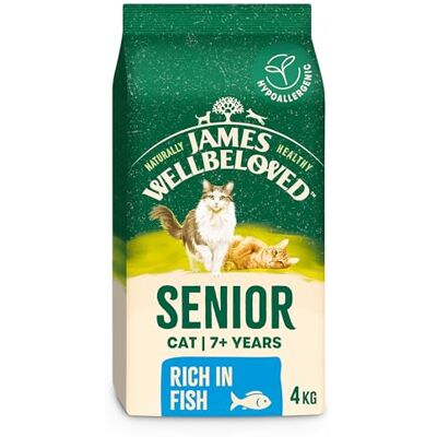 James Wellbeloved Senior Fish Cat Food - 4kg James Wellbeloved Senior Fish Cat Food - 4kg