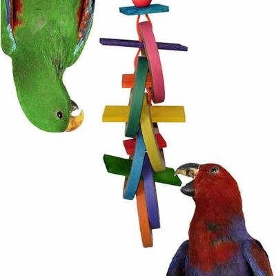 Super Bird Creations SUPERBIRD Creations SB625 Olympic Rings Bird Toy, Large Bird Size, 15” x 4” x 4” Super Bird Creations SUPERBIRD Creations SB625 Olympic Rings Bird Toy, Large Bird Size, 15” x 4” x 4”