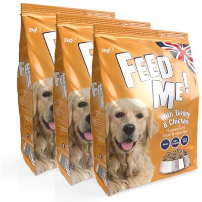 HILIFE FEED ME! Complete Dry Dog Food Turkey Chicken Bacon Vegetables Soft Moist & Meaty, 6kg (Packing May Vary) HILIFE FEED ME! Complete Dry Dog Food Turkey Chicken Bacon Vegetables Soft Moist & Meaty, 6kg (Packing May Vary)