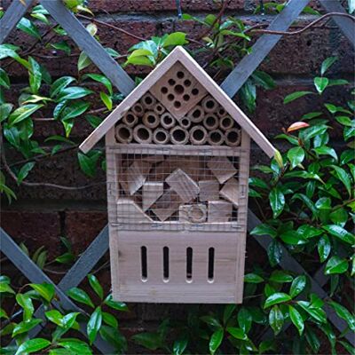St Helens Home & Garden St Helens Home and Garden Eco-Friendly Wood Insect Bug House Home Hotel For Bees, Butterflies and Other Insects Child Kid Friendly and Weather Resistant St Helens Home & Garden St Helens Home and Garden Eco-Friendly Wood Insect Bug House Home Hotel For Bees, Butterflies and Other Insects Child Kid Friendly and Weather Resistant