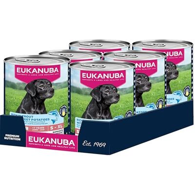 Eukanuba Senior Grain Free Wet Dog Food Trout & Sweet Potato 6 x 400g Eukanuba Senior Grain Free Wet Dog Food Trout & Sweet Potato 6 x 400g