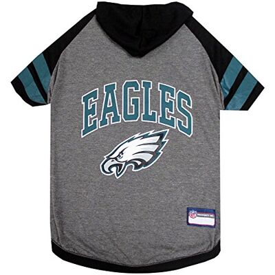 Pets First NFL Philadelphia Eagles Hoodie for Dogs & Cats. NFL Football Licensed Dog Hoody Tee Shirt, X-Small Sports Hoody T-Shirt for Pets Licensed Sporty Dog Shirt Pets First NFL Philadelphia Eagles Hoodie for Dogs & Cats. NFL Football Licensed Dog Hoody Tee Shirt, X-Small Sports Hoody T-Shirt for Pets Licensed Sporty Dog Shirt