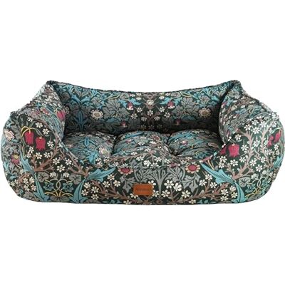 Morris and Co - Blackthorn Print Square Bed - Large - Dog bed Morris and Co - Blackthorn Print Square Bed - Large - Dog bed