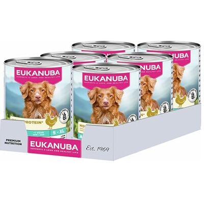Eukanuba Adult Grain Free Mono-Protein Wet Dog Food Chicken 6 x 400g Eukanuba Adult Grain Free Mono-Protein Wet Dog Food Chicken 6 x 400g