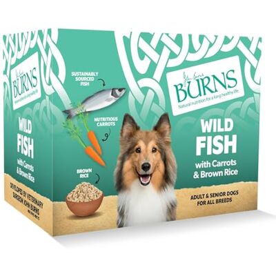 Burns Pet Nutrition - Adult & Senior Wet Dog Food - Wild Fish - Dog Food Burns Pet Nutrition - Adult & Senior Wet Dog Food - Wild Fish - Dog Food