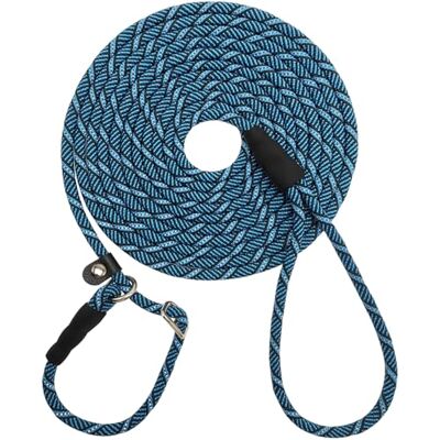 SEPXUFORE Reflective Long Slip Lead Dog Leash Anti-Choking 12 FT/20 FT/30 FT/50 FT Rope Training Leash for Medium Dogs Small Puppy Pets (20ft, Blue) SEPXUFORE Reflective Long Slip Lead Dog Leash Anti-Choking 12 FT/20 FT/30 FT/50 FT Rope Training Leash for Medium Dogs Small Puppy Pets (20ft, Blue)