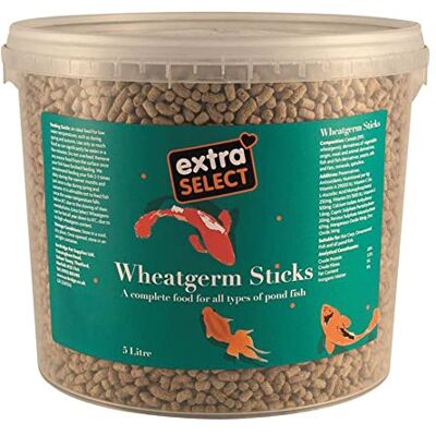 Extra Select - Wheatgerm Sticks - 5 Litre - Tub - Fish food Extra Select - Wheatgerm Sticks - 5 Litre - Tub - Fish food
