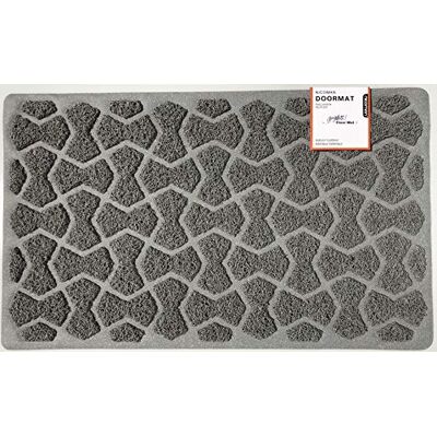 Nicoman ® Spaghetti Pet Mats|Non-Shedding & Jet-Washable Easy-Clean & Dirt-Trapper Barrier Non-slip Cat Dog Litter Mat| Welded Bow-Tie Shape (45x75cm,Grey) Nicoman ® Spaghetti Pet Mats|Non-Shedding & Jet-Washable Easy-Clean & Dirt-Trapper Barrier Non-slip Cat Dog Litter Mat| Welded Bow-Tie Shape (45x75cm,Grey)