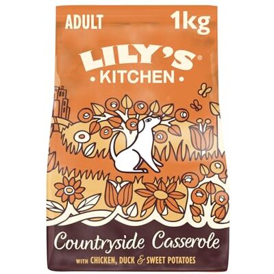 Lily's Kitchen Natural Adult Dry Dog Food Chicken & Duck Grain-Free Recipe 4 x 1kg Lily's Kitchen Natural Adult Dry Dog Food Chicken & Duck Grain-Free Recipe 4 x 1kg