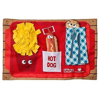 Outward Hound Nina Ottosson Activity Matz Fast Food Fun Game Plush Dog Puzzle Mat Outward Hound Nina Ottosson Activity Matz Fast Food Fun Game Plush Dog Puzzle Mat