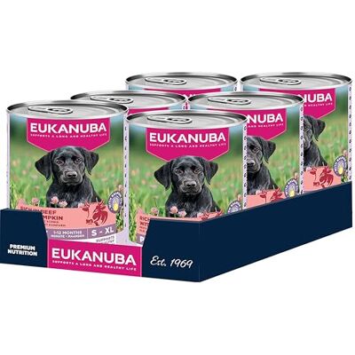 Eukanuba Puppy Grain Free Wet Dog Food Beef & Pumpkin 6 x 400g Eukanuba Puppy Grain Free Wet Dog Food Beef & Pumpkin 6 x 400g