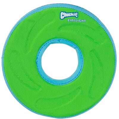 Chuckit! Dog Flying Disc Zipflight Lightweight Frisbee Dog Toy Flying Saucer Extended Distance and Flight Time For Interactive Fetch Play Chuckit! Dog Flying Disc Zipflight Lightweight Frisbee Dog Toy Flying Saucer Extended Distance and Flight Time For Interactive Fetch Play