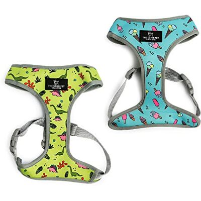 Ancol - Dino Ice Cream - Small - Reversible - Dog Harness Ancol - Dino Ice Cream - Small - Reversible - Dog Harness