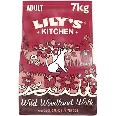 Lily's Kitchen Made with Natural Ingredients Adult Dry Dog Food Duck Salmon & Venison Grain-Free Recipe 7kg Lily's Kitchen Made with Natural Ingredients Adult Dry Dog Food Duck Salmon & Venison Grain-Free Recipe 7kg