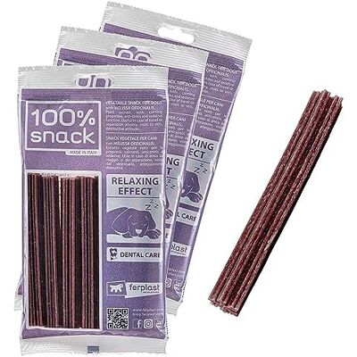 Ferplast Dog Snack Natural Dog Snack Oral Hygiene Medium Size Relaxing Effect with Melissa 3 Pack Kit 315g Ferplast Dog Snack Natural Dog Snack Oral Hygiene Medium Size Relaxing Effect with Melissa 3 Pack Kit 315g