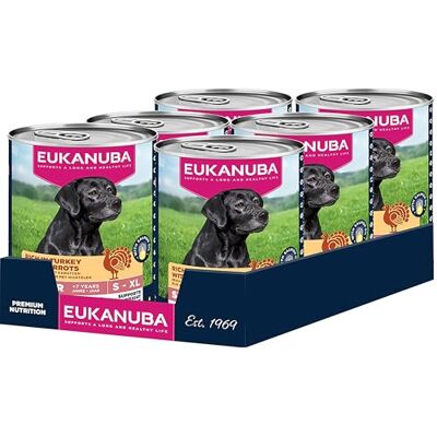 Eukanuba Senior Grain Free Wet Dog Food Turkey & Carrot 6 x 400g Eukanuba Senior Grain Free Wet Dog Food Turkey & Carrot 6 x 400g