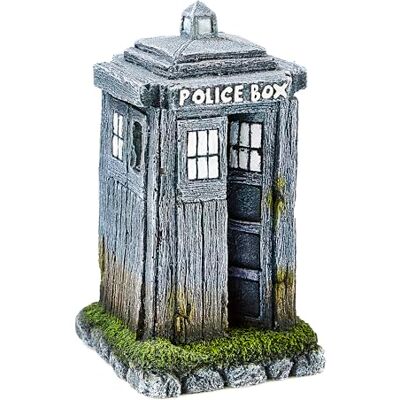 CLASSIC Police Box Aquarium Ornament 92 x 92 x 160 mm Hand-Painted Non-Toxic for Freshwater Tanks CLASSIC Police Box Aquarium Ornament 92 x 92 x 160 mm Hand-Painted Non-Toxic for Freshwater Tanks