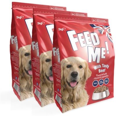 HILIFE FEED ME! Complete Dry Dog Food Tasty Beef Cheese Vegetables Soft, Moist & Meaty, 6kg HILIFE FEED ME! Complete Dry Dog Food Tasty Beef Cheese Vegetables Soft, Moist & Meaty, 6kg