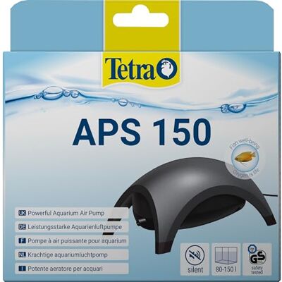 Tetra APS 150 Smooth-running aquarium air pump, black Tetra APS 150 Smooth-running aquarium air pump, black