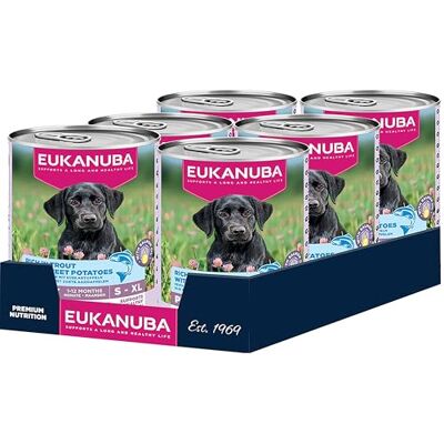 Eukanuba Puppy Grain Free Wet Dog Food Trout & Sweet Potato 6 x 400g Eukanuba Puppy Grain Free Wet Dog Food Trout & Sweet Potato 6 x 400g