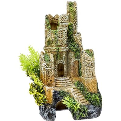 CLASSIC 0930 Castle Ruins 30 Ltr Biorb Aquarium Ornament, L13.5 x W12.5 x H22.5cm, Stone/Green CLASSIC 0930 Castle Ruins 30 Ltr Biorb Aquarium Ornament, L13.5 x W12.5 x H22.5cm, Stone/Green