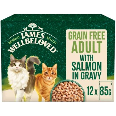 James Wellbeloved - Grain Free Adult Salmon - in Gravy - Pet food James Wellbeloved - Grain Free Adult Salmon - in Gravy - Pet food