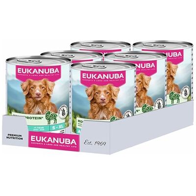 Eukanuba Adult Grain Free Mono-Protein Wet Dog Food Lamb 6 x 400g Eukanuba Adult Grain Free Mono-Protein Wet Dog Food Lamb 6 x 400g