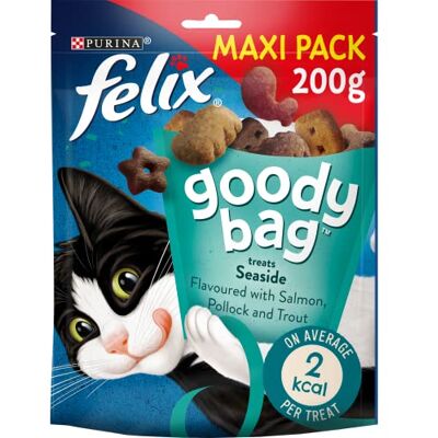 Felix - Goody Bag Seaside Mix - 200g - Cat Treats Felix - Goody Bag Seaside Mix - 200g - Cat Treats
