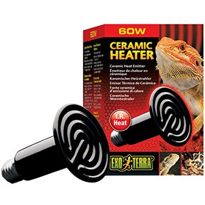 Exo Terra Reptile Ceramic Heat Emitter, 60w Exo Terra Reptile Ceramic Heat Emitter, 60w