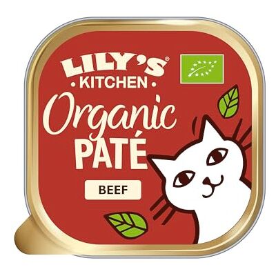 Lily's Kitchen Lily’s Kitchen Made with Natural Ingredients Adult Cat Food Tray Organic Beef Grain-Free Recipe 19 x 85g Lily's Kitchen Lily’s Kitchen Made with Natural Ingredients Adult Cat Food Tray Organic Beef Grain-Free Recipe 19 x 85g