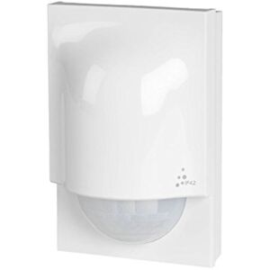 Legrand , 048945 Infrared Ceiling Motion Sensor for Indoor Use, 140° Working Field, Range up to 8 m, Adjustable Ambient Brightness, IP42, Surface-Mounted Wall Mounting Legrand , 048945 Infrared Ceiling Motion Sensor for Indoor Use, 140° Working Field, Range up to 8 m, Adjustable Ambient Brightness, IP42, Surface-Mounted Wall Mounting