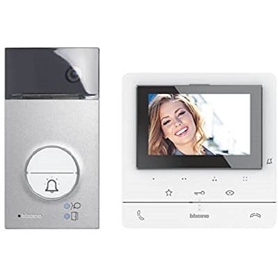 Bticino Legrand Video Door Intercom Set 2-Wire Flex One Class 100 V16E with 5 Inch Colour LCD Display Door Station Linea 3000 105° Wide Angle Camera LED Lighting 364922 Family House IP54 IK10 364922 Bticino Legrand Video Door Intercom Set 2-Wire Flex One Class 100 V16E with 5 Inch Colour LCD Display Door Station Linea 3000 105° Wide Angle Camera LED Lighting 364922 Family House IP54 IK10 364922