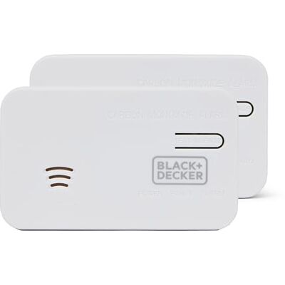 Black & Decker Carbon Monoxide Detector 2 Pack. Easy To Install Carbon Monoxide Alarm For Home. 10 Year Battery Life With Built In Lithium Battery. Easy To Install Detector Sensor Black & Decker Carbon Monoxide Detector 2 Pack. Easy To Install Carbon Monoxide Alarm For Home. 10 Year Battery Life With Built In Lithium Battery. Easy To Install Detector Sensor