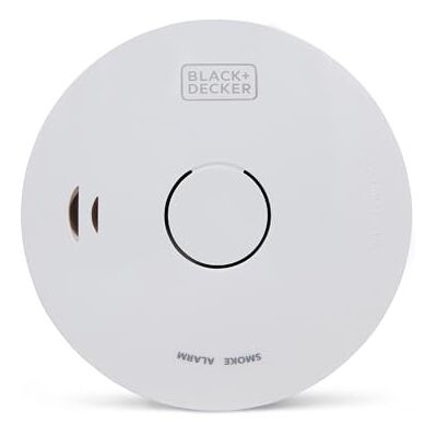 Black & Decker Smoke Alarm. Smoke Alarms For Home Battery Powered With 10 Year Battery Included. Easy To Install Smoke Detector Fire Alarm. Suitable For Hallways, Landings, Living Rooms Bedrooms. Black & Decker Smoke Alarm. Smoke Alarms For Home Battery Powered With 10 Year Battery Included. Easy To Install Smoke Detector Fire Alarm. Suitable For Hallways, Landings, Living Rooms Bedrooms.