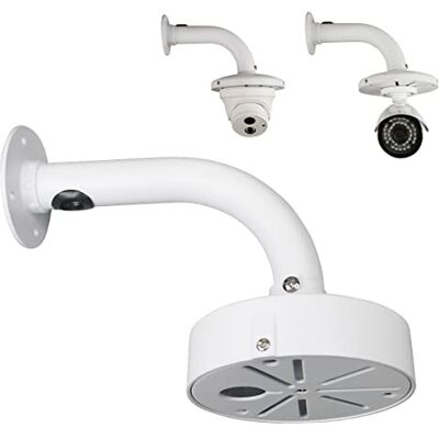 compcctv Security Camera Mount Bracket, Dome Camera Mount Universal Camera Wall Mounting Bracket/IP Camera for CCTV Security Camera, L Type compcctv Security Camera Mount Bracket, Dome Camera Mount Universal Camera Wall Mounting Bracket/IP Camera for CCTV Security Camera, L Type