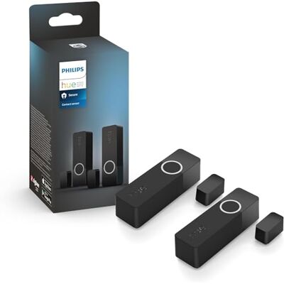 Philips Secure Contact Sensor Black 2-Pack Philips Secure Contact Sensor Black 2-Pack