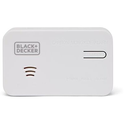 Black & Decker Carbon Monoxide Alarm and Detector. 10 Year Battery Life With Built In Lithium Battery. Easy To Install CO Alarm For Home. Travel Friendly, Portable. White with Test Button. Black & Decker Carbon Monoxide Alarm and Detector. 10 Year Battery Life With Built In Lithium Battery. Easy To Install CO Alarm For Home. Travel Friendly, Portable. White with Test Button.