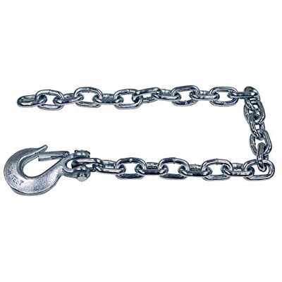 Buyers Products BSC3835 Trailer Safety Chain with Forged Slip Hook (3/8" x 35"), Silver Buyers Products BSC3835 Trailer Safety Chain with Forged Slip Hook (3/8" x 35"), Silver