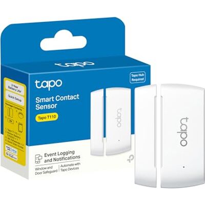 Tapo T110 Smart Door Alarm, Window Door Alarm Sensor with Real-Time Monitoring, Instant Notifications, Smart Home Automation, Battery Included, Hub Required, Works with Devices Alexa Google Home Tapo T110 Smart Door Alarm, Window Door Alarm Sensor with Real-Time Monitoring, Instant Notifications, Smart Home Automation, Battery Included, Hub Required, Works with Devices Alexa Google Home