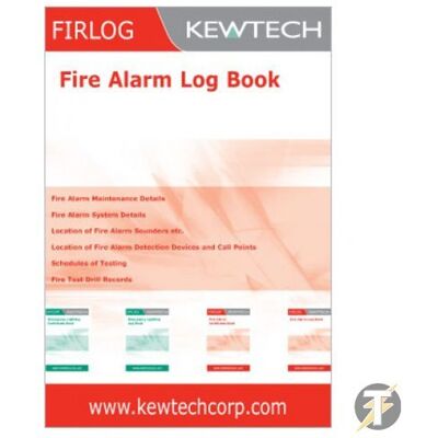 Kewtech FIR1LOG Fire Alarm maintenance log book Kewtech FIR1LOG Fire Alarm maintenance log book