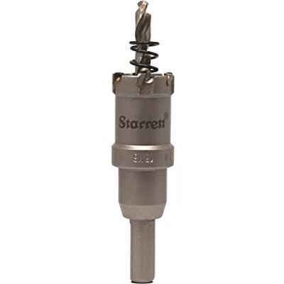 Starrett Carbide Tipped Hole Saw CTD24 TCT Deep Cut Holesaw Cutter For Metal Stainless Steel Iron Aluminium 24mm Starrett Carbide Tipped Hole Saw CTD24 TCT Deep Cut Holesaw Cutter For Metal Stainless Steel Iron Aluminium 24mm