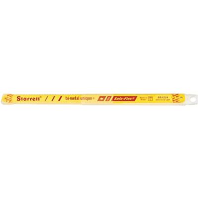 Starrett Bi-Metal Hacksaw Blades KBS1224-10 Unique Safe-Flex HSS Hand Saw 300mm 24 TPI Cutting Edge For Non-ferrous Metals, Stainless Steel, Pipes, Plastics 10 Pack Starrett Bi-Metal Hacksaw Blades KBS1224-10 Unique Safe-Flex HSS Hand Saw 300mm 24 TPI Cutting Edge For Non-ferrous Metals, Stainless Steel, Pipes, Plastics 10 Pack