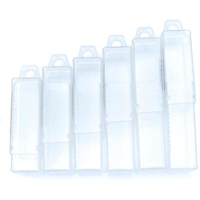 FTG USA Expandable Plastic Storage Box 6 Pieces Used as Storage Case for Countersink Countersink and Replacement Drill Bits FTG USA Expandable Plastic Storage Box 6 Pieces Used as Storage Case for Countersink Countersink and Replacement Drill Bits