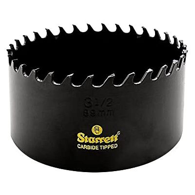 Starrett Tungsten Carbide Tipped Hole Saw CT312 Deep Cut Holesaw Cutter For Wood Suspended Flooring Reinforced Concrete & Fibreglass 89MM Starrett Tungsten Carbide Tipped Hole Saw CT312 Deep Cut Holesaw Cutter For Wood Suspended Flooring Reinforced Concrete & Fibreglass 89MM