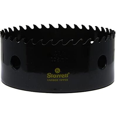 Starrett Tungsten Carbide Tipped Hole Saw CT414 Deep Cut Holesaw Cutter For Wood Suspended Flooring Reinforced Concrete & Fibreglass 108MM Starrett Tungsten Carbide Tipped Hole Saw CT414 Deep Cut Holesaw Cutter For Wood Suspended Flooring Reinforced Concrete & Fibreglass 108MM