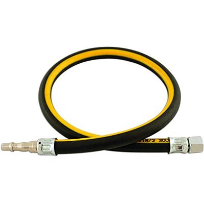 Connect 33041 1/4in. ID Air Line Whip Hose C/w Fittings 0.6m Connect 33041 1/4in. ID Air Line Whip Hose C/w Fittings 0.6m