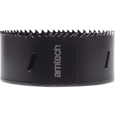 Amtech 102mm Hole Saw, M35 High-Speed Steel Metal Hole Saw with 39mm Cutting Depth for Wood, Plastic, Metal Sheets, and More, Durable and Heat-Resistant, 4-6 Teeth Per Inch (4 Inch) Amtech 102mm Hole Saw, M35 High-Speed Steel Metal Hole Saw with 39mm Cutting Depth for Wood, Plastic, Metal Sheets, and More, Durable and Heat-Resistant, 4-6 Teeth Per Inch (4 Inch)