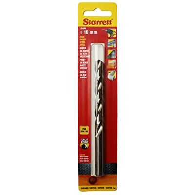 Starrett Split Point Drill Bits HSS High Speed Steel 10x133mm KBAR100 Twist Drill Bit For Steel Cast Iron Wood Soft Materials Iron Starrett Split Point Drill Bits HSS High Speed Steel 10x133mm KBAR100 Twist Drill Bit For Steel Cast Iron Wood Soft Materials Iron