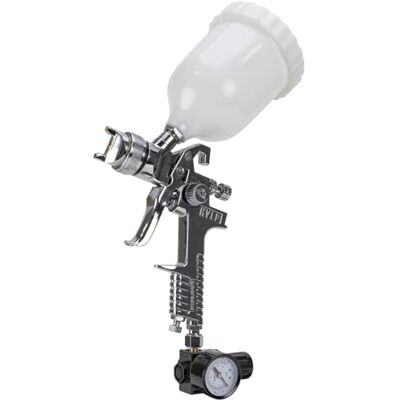 SIP Sapphire HVLP Gravity Fed Air Spray Gun Paint Cup 600ml 1.4mm Nozzle Paint Sprayer SIP Sapphire HVLP Gravity Fed Air Spray Gun Paint Cup 600ml 1.4mm Nozzle Paint Sprayer