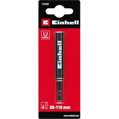 Einhell Accessories Einhell Extendable Bit Holder with 1/4" E 6.3 Shank, 80-122 mm, (Aluminum Sleeve, Guide Sleeve, Chrome Vanadium, Permanent Magnet) Einhell Accessories Einhell Extendable Bit Holder with 1/4" E 6.3 Shank, 80-122 mm, (Aluminum Sleeve, Guide Sleeve, Chrome Vanadium, Permanent Magnet)